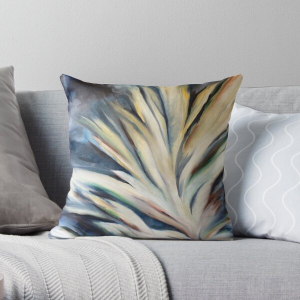 Earth's Breath Throw Pillow