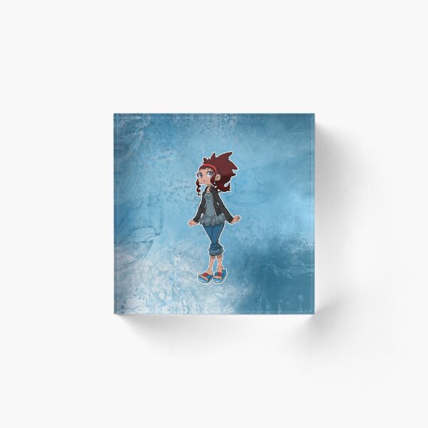 Shadows of the Ecliptic MARI GIRL - Original Character Acrylic Block