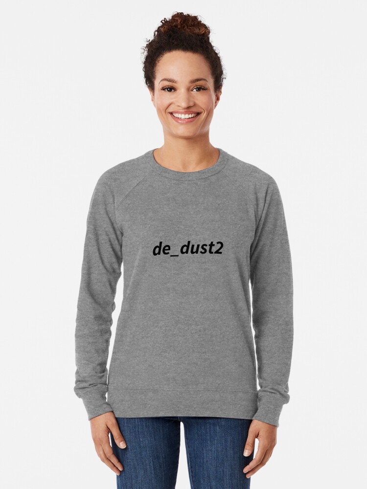 De Dust2 Dust Ii Dust 2 Counter Strike Csgo Css Cs 1 6 Video Game Level Name Lightweight Sweatshirt By Falcospankz Redbubble - cs go dust 2 roblox