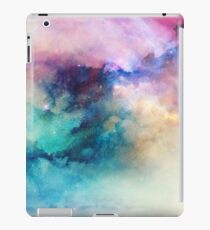 Hübsche bunte rosa und türkisfarbene Neonwolken III iPad-Hülle & Skin