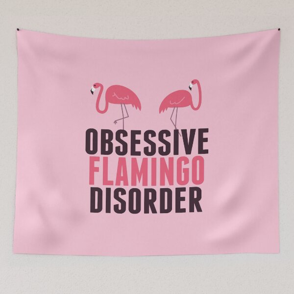 Artikelvorschau, Obsessive Flamingo-Störung entworfen und verkauft von Epic Love Designs.