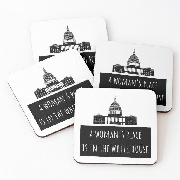 Item preview, a woman's place is in the white house designed and sold by GrasslandDesign.