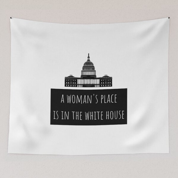 Item preview, a woman's place is in the white house designed and sold by GrasslandDesign.