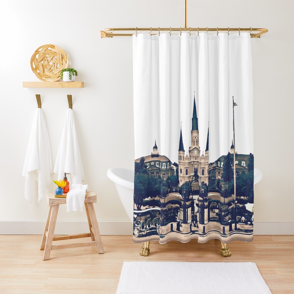 "New Orleans Jackson Square Iconic Nola French Quarter Cityscape Travel