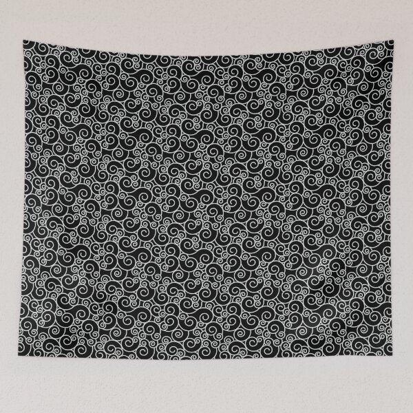 Item preview, Twirly Swirly Design White and Black designed and sold by wordznart.