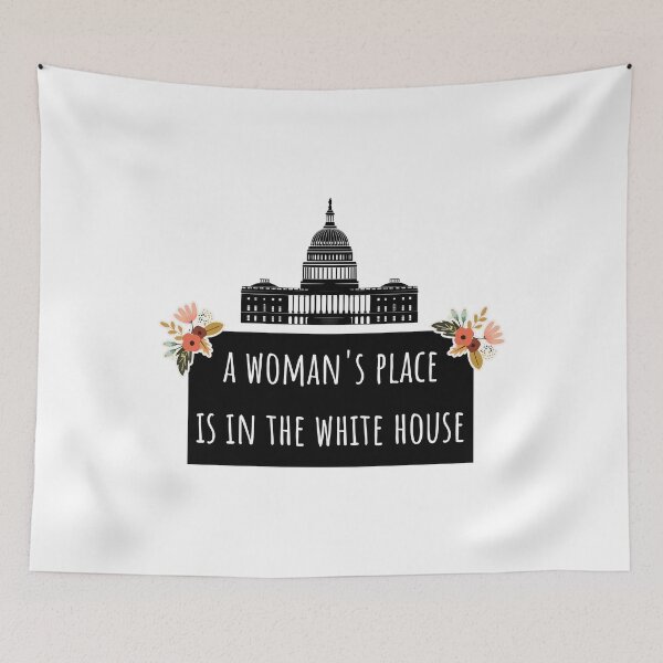 Item preview, a woman's place is in the white house designed and sold by GrasslandDesign.