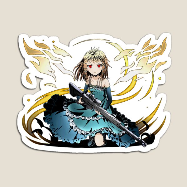 Rentaro Satomi - Black Bullet Anime - Burakku Buretto Sticker for Sale by  the-Gate