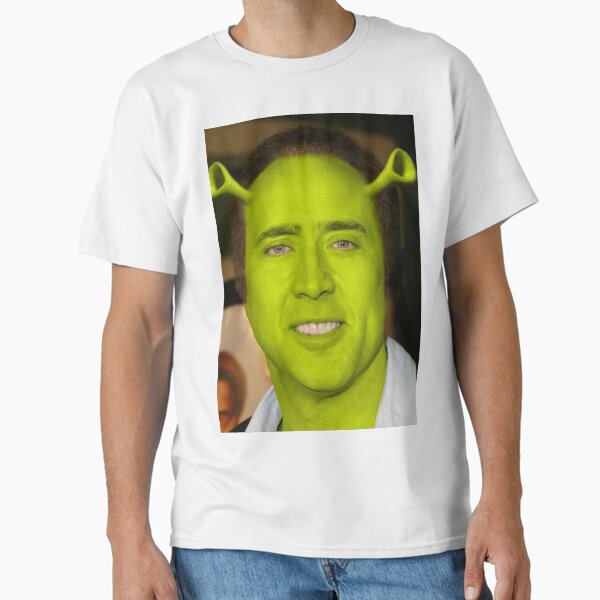 Item preview, Nicolas Cage as Shrek designed and sold by David Buhr.