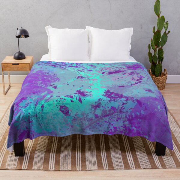 Item preview, Splattered Paints Light Blue Purples FashionWear Design designed and sold by Shan Shankaran.