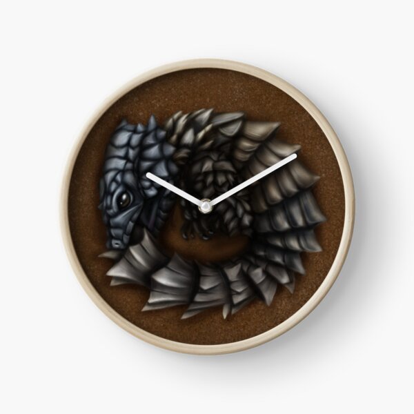 Girdled Armadillo Lizard Clock