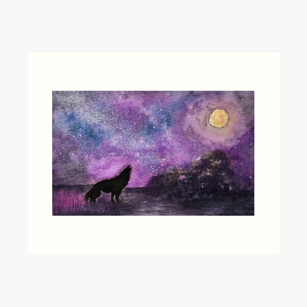 Item preview, Spirit of the Night Original Watercolor designed and sold by CasaleArt.
