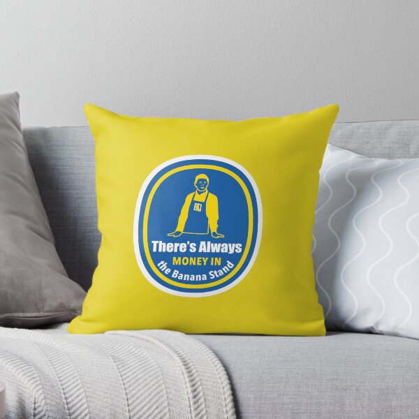 Banana Stand Throw Pillow