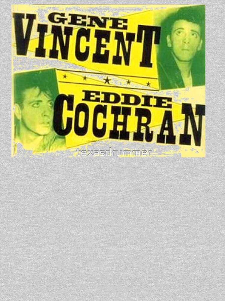 Eddie Cochran & Gene Vincent by texasdrummer