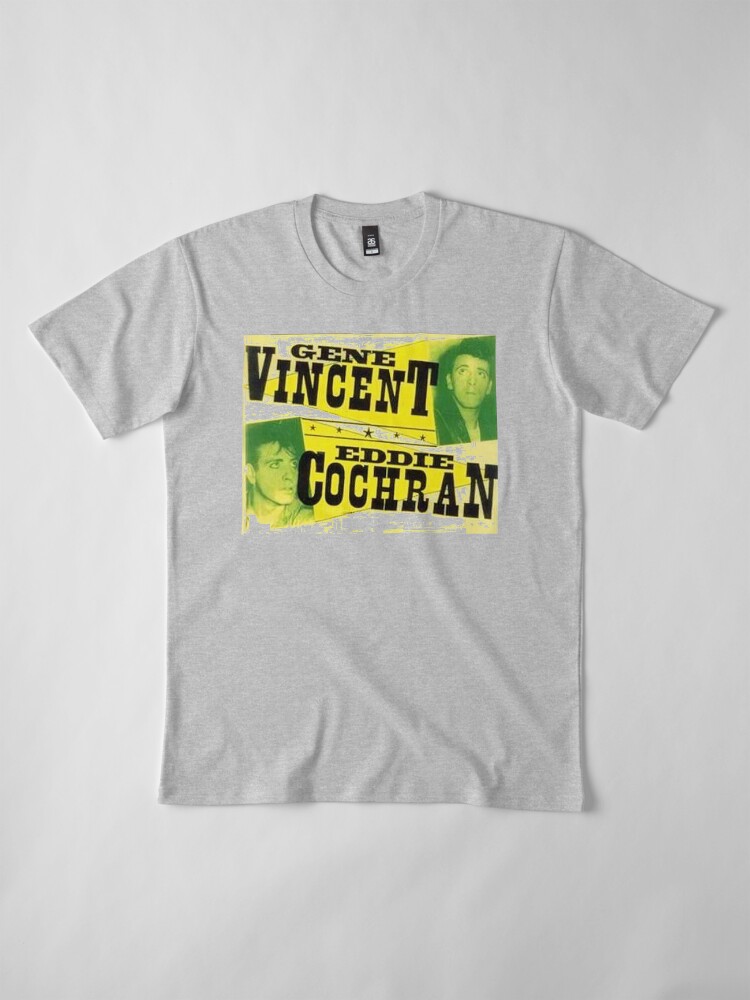 Alternate view of Eddie Cochran & Gene Vincent Premium T-Shirt