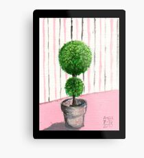 Topiary Metal Print