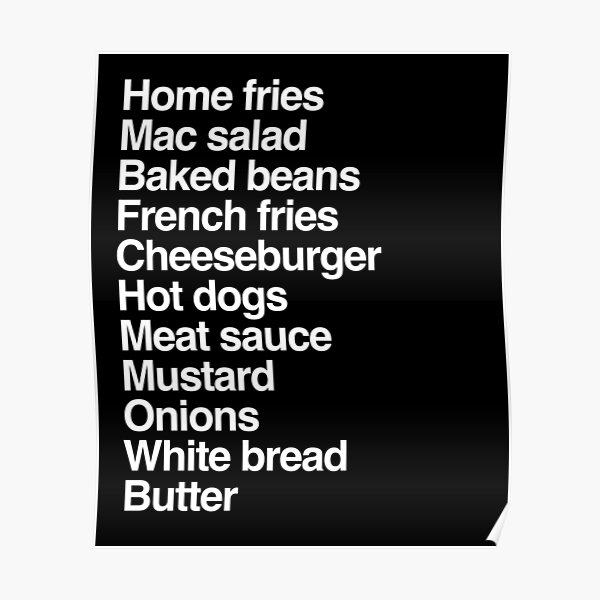 Garbage Plate gifts Rochester NY Poster