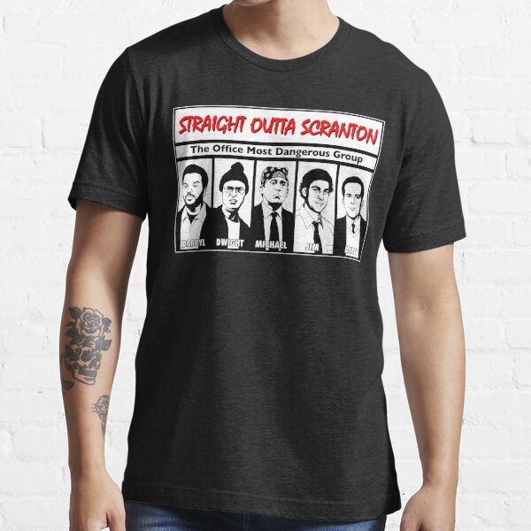 Straight Outta Scranton T Shirt For Sale By Liomal Redbubble The