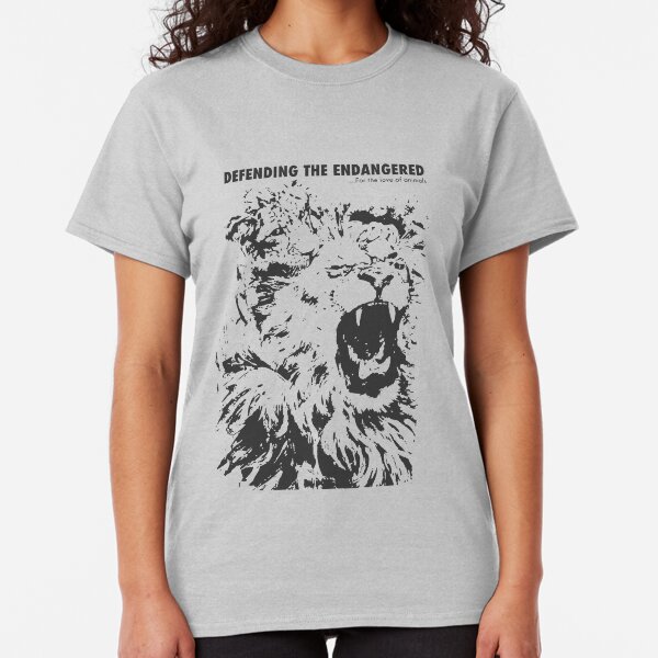 Defending the Endangered - For the Love of Animals Classic T-Shirt