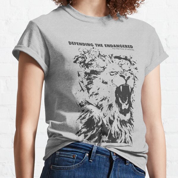 Defending the Endangered - For the Love of Animals Classic T-Shirt