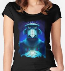 Muppet Maniac - Sam the Eagle as Pinhead Women's Fitted Scoop T-Shirt