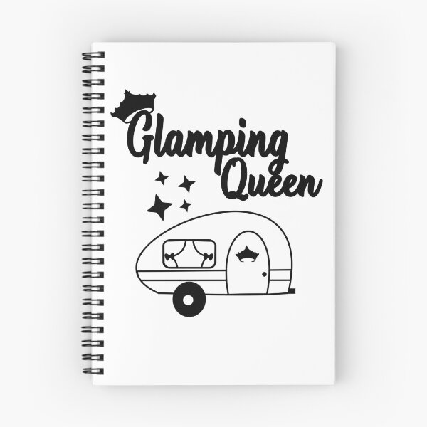 Item preview, Glamping Queen for Women who Love Camping designed and sold by jpjournals.