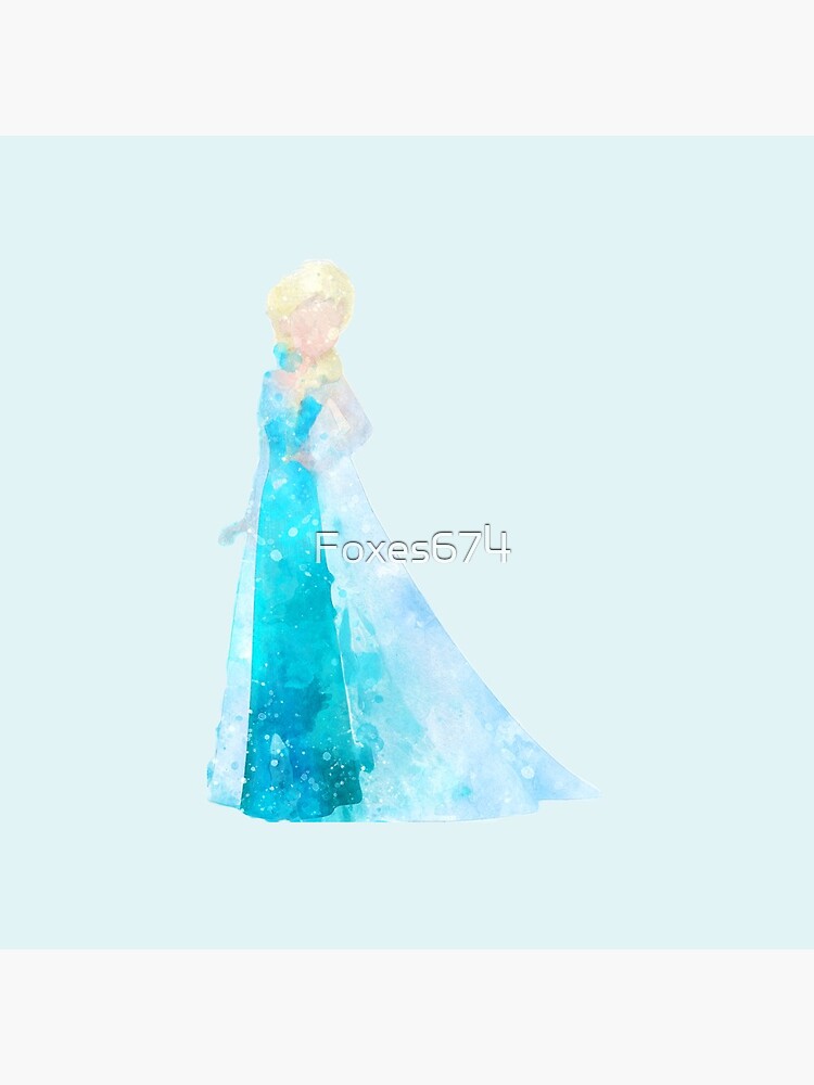 Snow Queen Inspired Watercolor by Foxes674