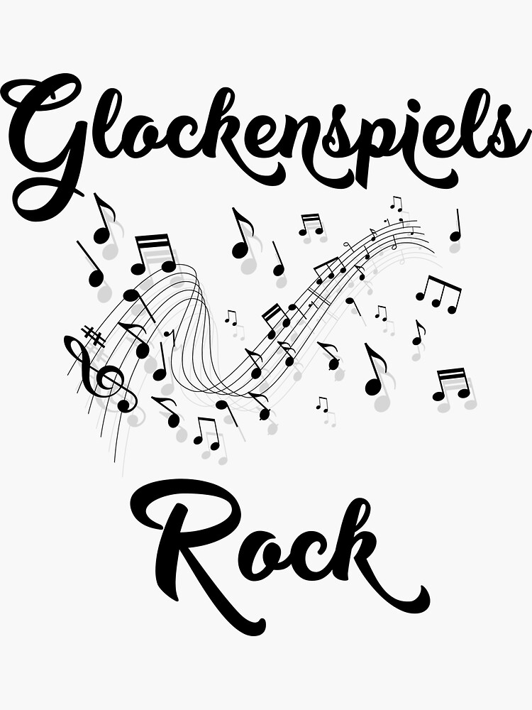 "Glockenspiel Gifts" Sticker by Mholm0930 Redbubble