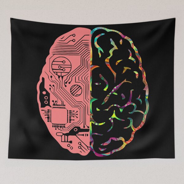 Item preview, Coding Brain in Pink & Psychedelic Colour designed and sold by 0tdesigns.