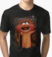 Muppet Maniacs - Animal as Buffalo Bill Tri-blend T-Shirt
