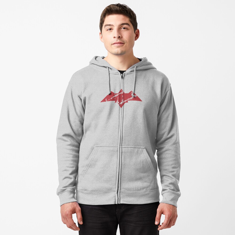 Red Hood Zipped Hoodie for Sale by Emil Lauzon | Redbubble