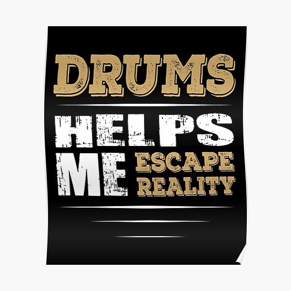 Cool Drummer Posters Redbubble