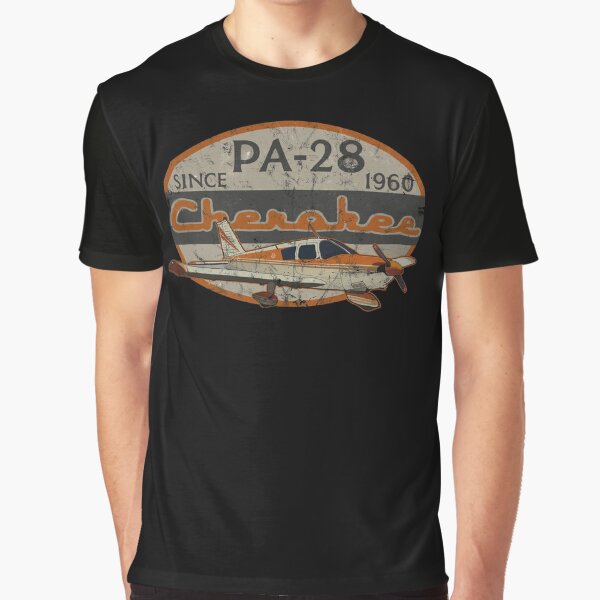 Vista previa del artículo con la obra «PA-28 Piper Cherokee Desde 1960 Diseño retro vintage», diseñado y vendido por RealPilotDesign.