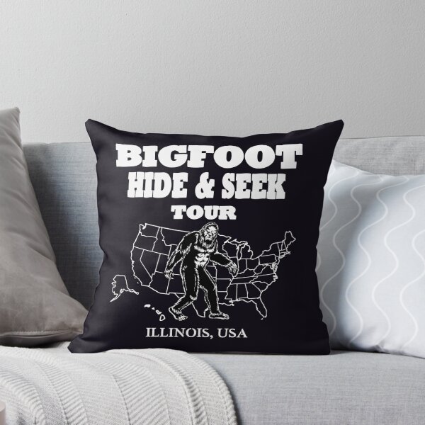 Item preview, Bigfoot Hide & Seek concert illustration ILLINOIS USA funny gift designed and sold by BRtisticDesigns.