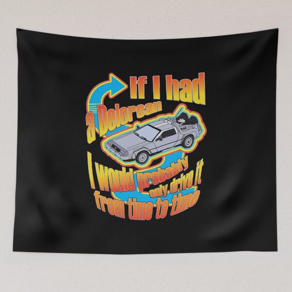 Item preview, Delorean Time Travel One Liner designed and sold by therealsadpanda.