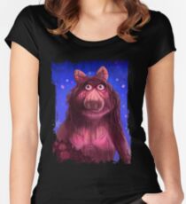 Muppet Maniacs - Ms. Piggy as Carrie Women's Fitted Scoop T-Shirt