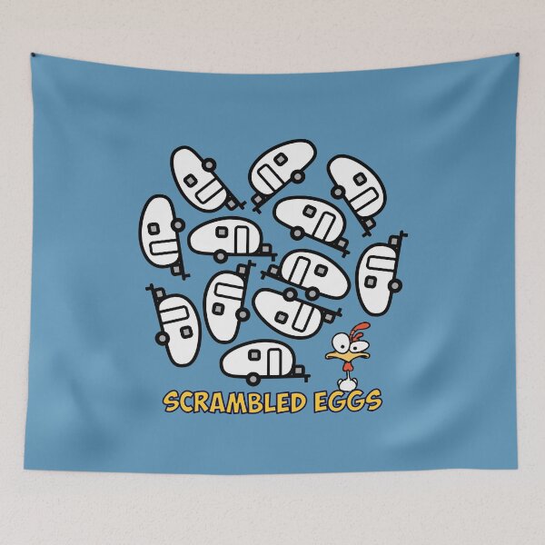 Item preview, Scrambled Eggs Camper designed and sold by trbazaar.