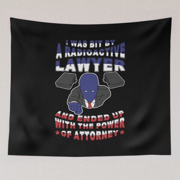Item preview, Lawyer Attorney Super Power Law School designed and sold by therealsadpanda.