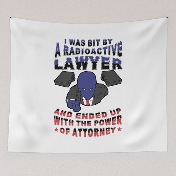 Item preview, Lawyer Attorney Superpower Law School designed and sold by therealsadpanda.