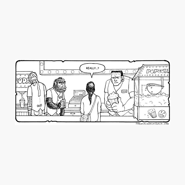 Movie Monsters! Photographic Print