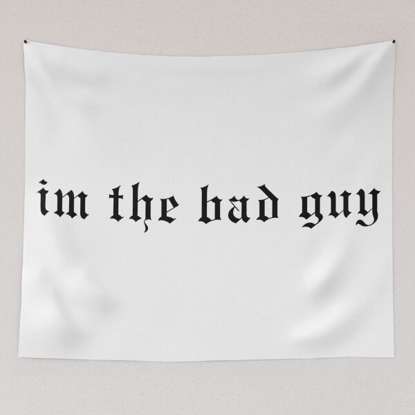 Item preview, im the bad guy - black designed and sold by KaiDee.