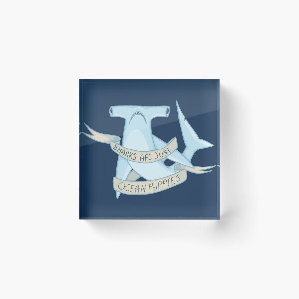 Item preview, Ocean Puppies - sharks are friends design variant (PROCEEDS GO TOWARDS SHARK CONSERVATION) designed and sold by Ghoul.Inkz.