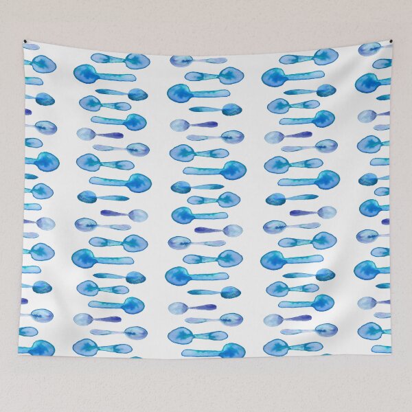 Aperçu de l'œuvre Blue Spoon Stripes créée et vendue par KelseyLovelle.