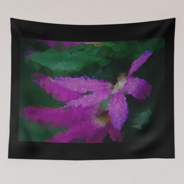Item preview, Triangulated, Low Poly Purple Flowers designed and sold by Heathermarie321.