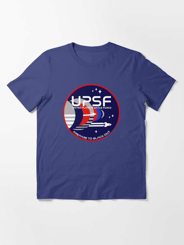 Alternate view of Space Force Logo - Prepare to Black Out Essential T-Shirt
