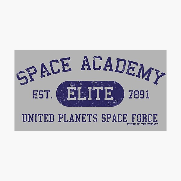 Space Academy (navy) Photographic Print