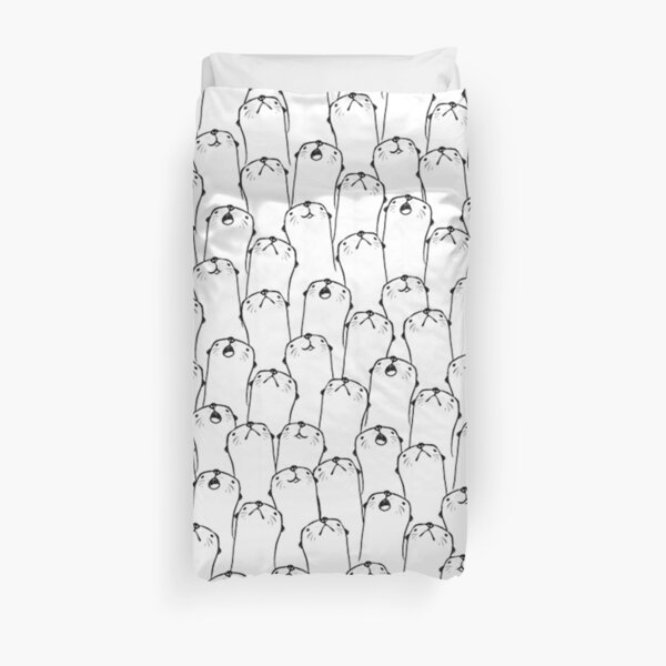 Otter pattern Duvet Cover