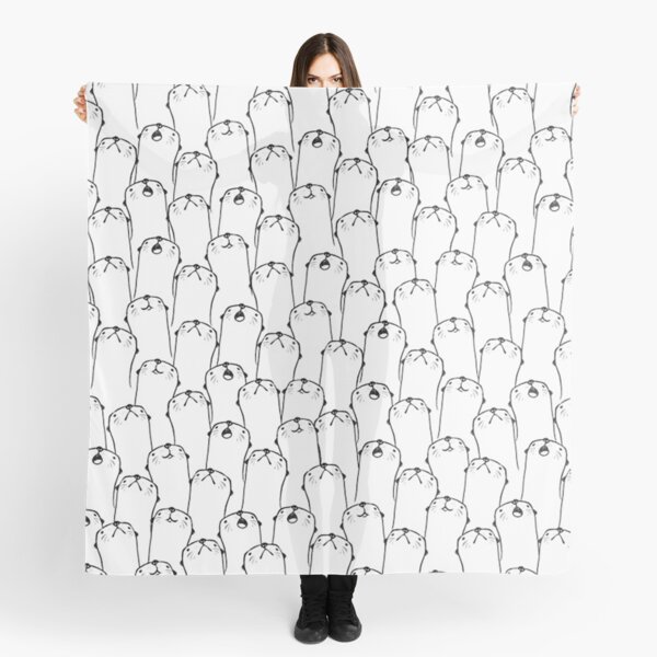 Otter pattern Scarf