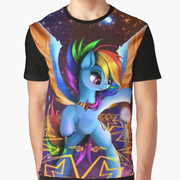 Rainbow Dash - Magic Circle Graphic T-Shirt