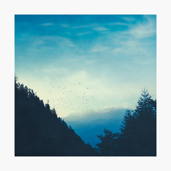 Item preview, Beautiful Mountain Morning designed and sold by Dyrk Wyst Redbubble Shop.
