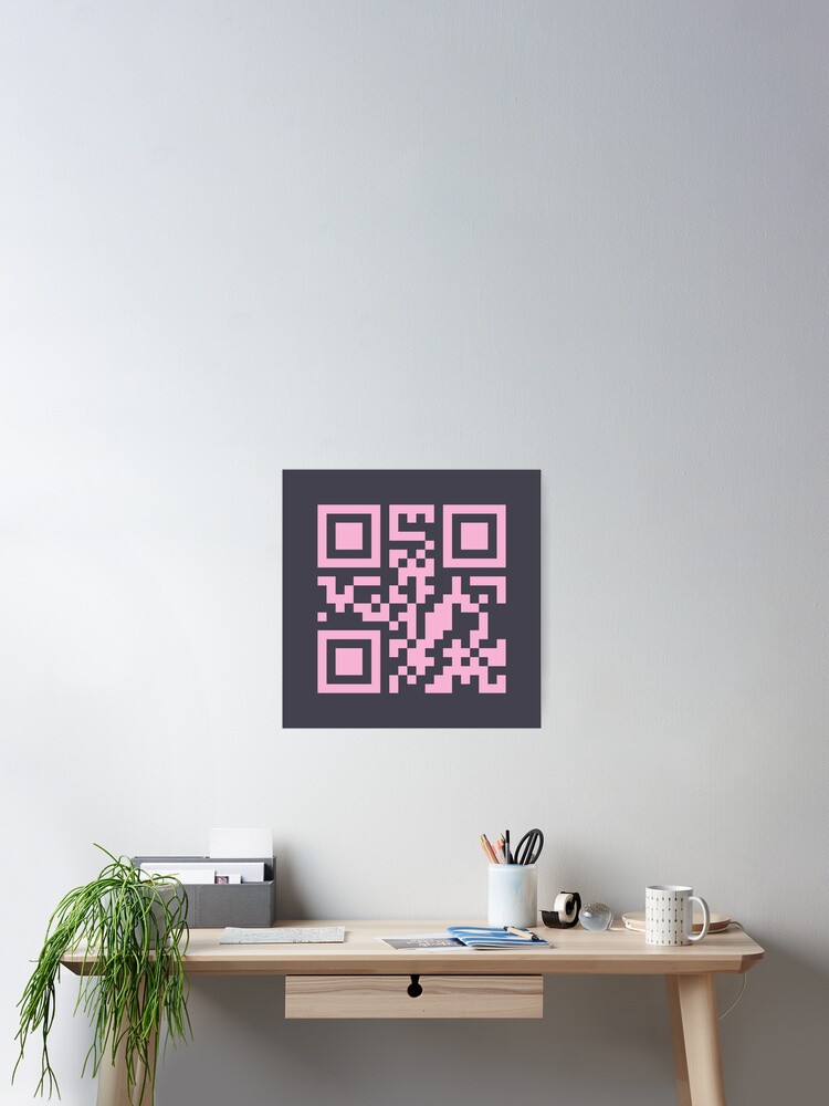 Thumbnail 2 of 3, Poster, Love QR Code designed and sold by miftachu.